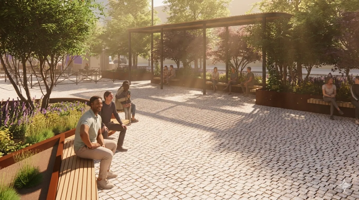 Pergola vy 2 — rendering