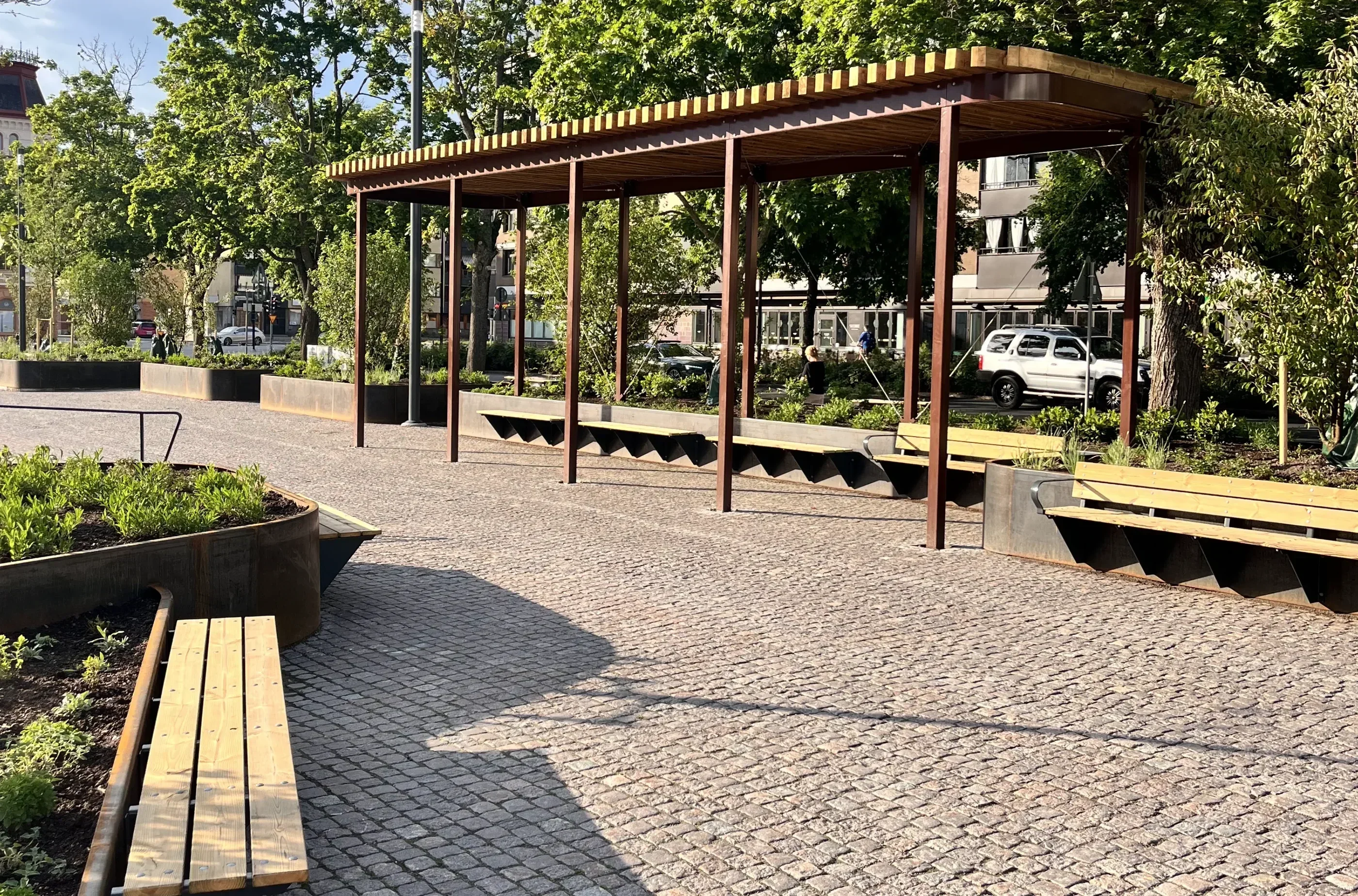 Pergola vy 2 — byggt