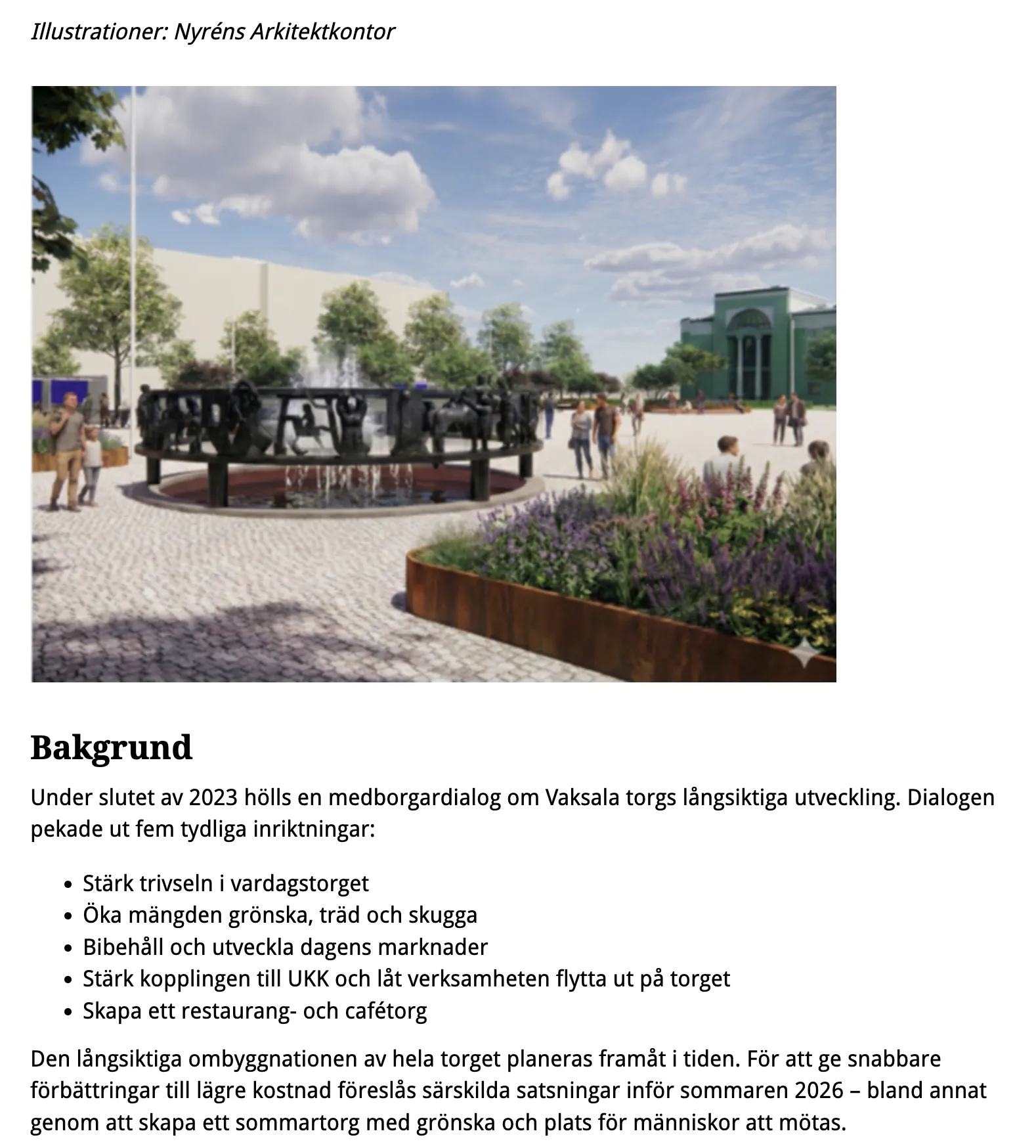 Vaksala torg — artikelutdrag 2